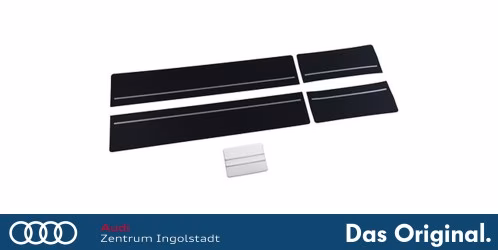 Original VW ID. Polo Schutzfolie für Einstiegsleiste Schwarz/Silber, vorne und hinten, 2FA071310 ZMD Original VW ID. Polo Schutzfolie für Einstiegsleiste Schwarz/Silber, vorne und hinten, 2FA071310 ZMD