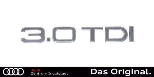 Audi 3.0 TDI Schriftzug Chrom 4F0853743B 2ZZ Audi 3.0 TDI Schriftzug Chrom 4F0853743B 2ZZ