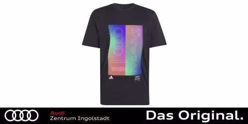Original Audi Formula One Miami Graphic T-Shirt Men, schwarz L 3132603604