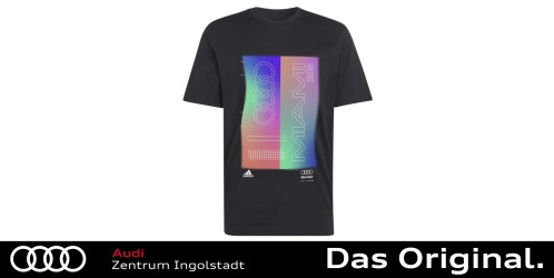 Original Audi Formula One Miami Graphic T-Shirt Men, schwarz L 3132603604