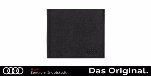 Original Audi Geldbörse Leder, Herren, schwarz 3152100900
