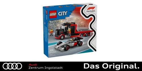 Original Audi Lego City Audi F1® gr/rot/sw mit F1® D. Truck sw 3202600020