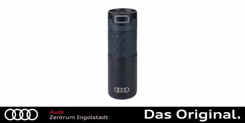 Original Audi Isolierbecher Edelstahl, schwarz 3292200400