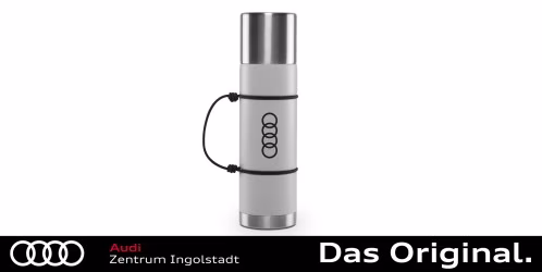 Original Audi Isolierflasche, grau 3292400800