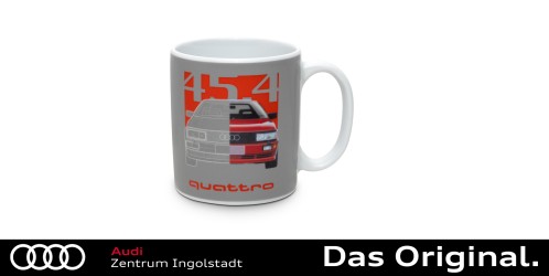 Original Audi quattro 45.4 Tasse, grau 3292500700 Original Audi quattro 45.4 Tasse, grau 3292500700