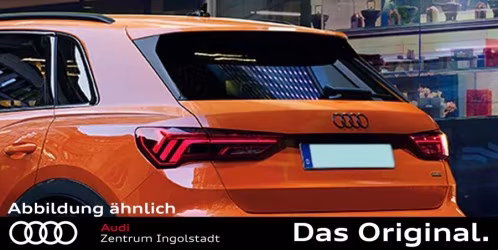 Original Audi Ringe in Schwarz A4 Avant (8W) A6 (F2) e-tron (GE) für das Heck 8W9071802