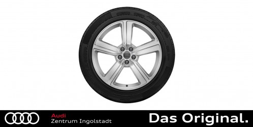 Original Audi Q8 e-tron / e-tron 20 Zoll Winterkomplettradsatz 5-Arm Continental ContiWinterContact TS850P AO 255/50 R20 109H XL 9,0Jx20 ET 38