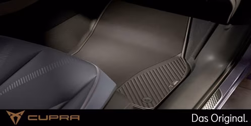 Original SEAT CUPRA Terramar Gummifußmatten Satz Vorne + Hinten 578863011B LOE Deep Ocean Gummifußmatten