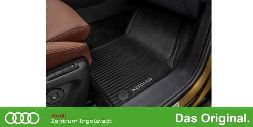 Original Skoda Kodiaq 2 Gummifußmatten Satz Vorne + Hinten 57H061500