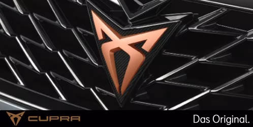 Original SEAT CUPRA Emblem (Leon) für die Front, kupfer 5FA853679A RZH