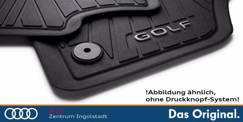 Original VW Golf (VIII) Alltrack / Variant Gummifußmatten Satz Hinten 5H9061512  82V