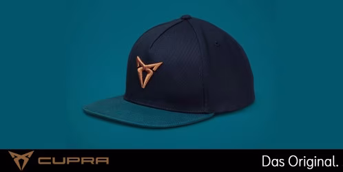 Original SEAT CUPRA Snapback Cap Schwarz Einheitsgröße 6H1084300C IAJ