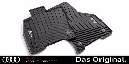 Original Audi A3 (8Y) Gummifußmatten Satz Vorne (Nur für Mild Hybrid Fahrzeuge!) 8Y1061501B 041