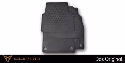 Original SEAT CUPRA Born Gummifußmatten Satz Vorne + Hinten 1EB061500A 041