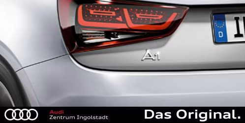 Original Audi A1 Chrom Schriftzug 8X0853741  2ZZ