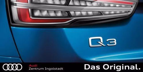 Original Audi Q3 Schriftzug Chrom 8U0853741  2ZZ
