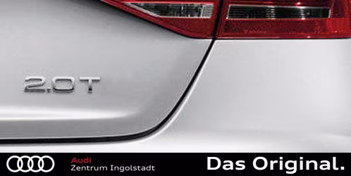 Audi 2.0 T Schriftzug Chrom 8H0853743H 2ZZ