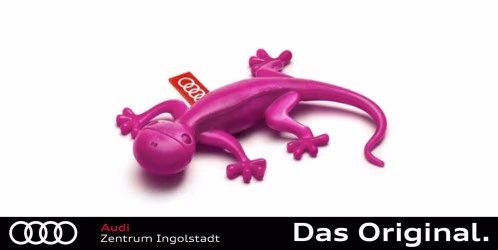 Audi Duftgecko/Lufterfrischer, pink, blumig-süß 000087009AC