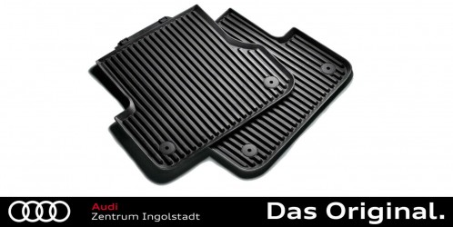 Original Audi Logo Emblem Ringe schwarz vorne + hinten TT TTRS 8S