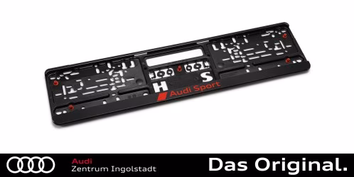 Kennzeichenhalter/Nummernschildhalter "Audi Sport" im Satz, 3291900100