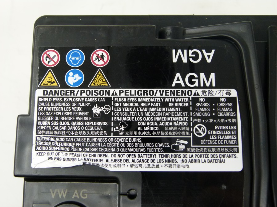 Neue 12V 68Ah, AGB Batterie, Original VW