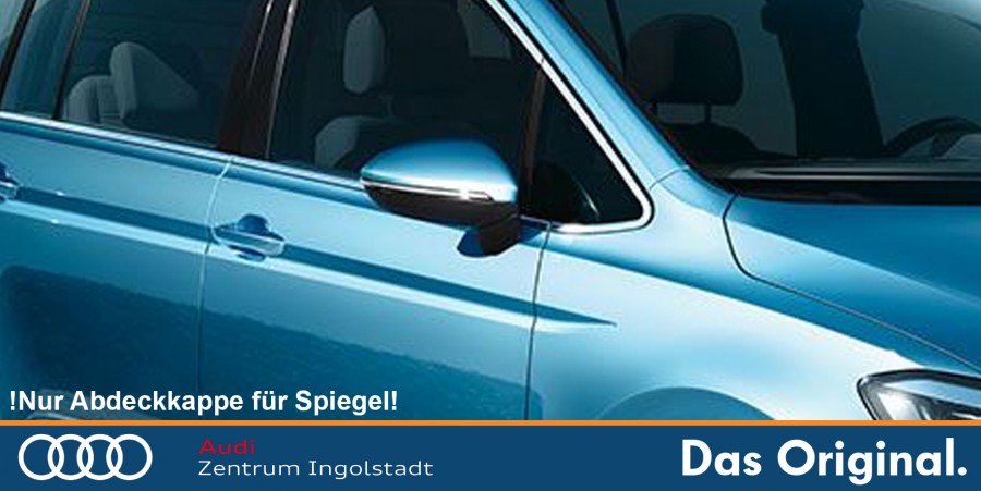Original VW Touran (II) Spiegelkappe, lackiert in Caribbean Blue Metallic,  für Spiegel Links oder Rechts ! Weitere Original Teile für verschiedene  Fahrzeugmodelle (Audi / VW / SEAT / SKODA) auf Anfrage, das